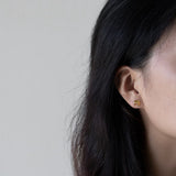 Square Stud Earrings for Women Brincos