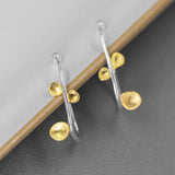925 Silver Metal Ear Cuff Clip Earrings for Women