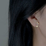 925 Silver Metal Ear Cuff Clip Earrings for Women