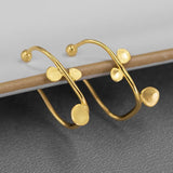 925 Silver Metal Ear Cuff Clip Earrings for Women