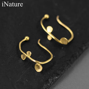 925 Silver Metal Ear Cuff Clip Earrings for Women