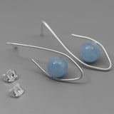 Sterling Silver Labradorite Bright Eyes Stud Earrings