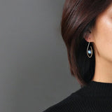 Sterling Silver Labradorite Bright Eyes Stud Earrings