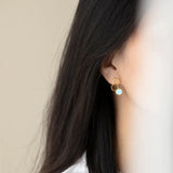 925 Silver Multicolor Enamel Honeycomb Stud Earrings Gift