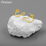 925 Silver Snake Stud Earrings Ear Piercing Jewelry