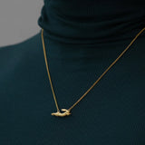 Flying Rabbit 925 Silver Chain Choker Necklace For Women