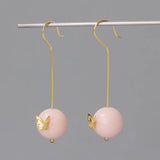 925 Silver Turquoise Butterfly Drop Earrings Wedding Jewelry
