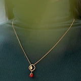 Red Agate Choker Necklace 925 Sterling Silver Wedding Jewelry