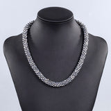 Crystal Beads Necklace for Women Gift Multicolor
