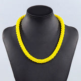 Crystal Beads Necklace for Women Gift Multicolor