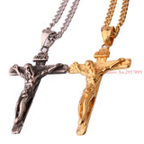INRI Jesus Punk Vintage Cross Necklace Pendant