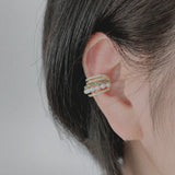 Premium Snake Colorful Micro Pave CZ Ear Clip Non-pierced Earrings