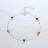 925 Sterling Silver Bead Bracelet for Women - Small Bead Rose Silver