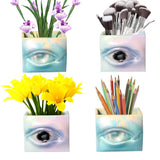 Abstract Style Large Eyes Pen Holder Silicone Mold DIY Gift