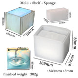 Abstract Style Large Eyes Pen Holder Silicone Mold DIY Gift