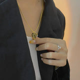 S925 Sterling Silver Love Necklace for Women