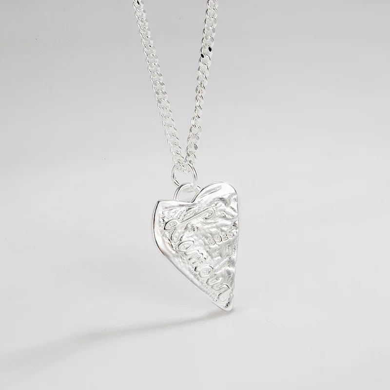 S925 Sterling Silver Love Necklace for Women