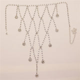 Rhinestone Tassel Shoulder Chain Sparkling Crystal Body Jewelry
