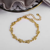 INS Hot Selling CZ Clover Bracelet Geometric Adjustable Charming Women Jewelry