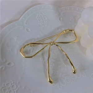 Bowknot Hairpin Metal Barrettes Hair Accessories