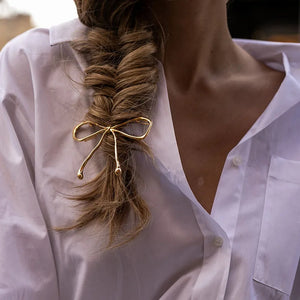 Bowknot Hairpin Metal Barrettes Hair Accessories