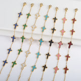 Hot Charm Stainless Steel Cross Necklace Set
