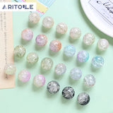 Japanese crystal burst round beads DIY jewelry accessories