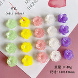 Japanese sweet flower beads for DIY phone shell hairpin