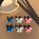 INS Korea Smudge Butterfly Patch DIY Hairpin Earring Material