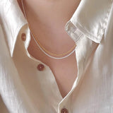 925 Silver Punk Gothic Jewelry Necklaces Accessory