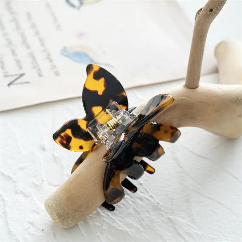 Small Butterfly Catch Acetate Hair Clip Claws Spring Accessories