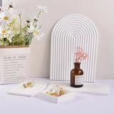 Minimalist Arch Wave Ladder Tray Resin Mold DIY Gift