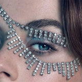 Crystal Tassel Eye Mask Chain for Women
