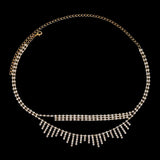 Crystal Tassel Eye Mask Chain for Women