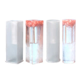Dry Flower Geometry Vase Crystal Epoxy Resin Mold for Home Decoration