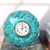 Polygonal Faceted Clock Silicone Mold Office Decor Large Size Gift