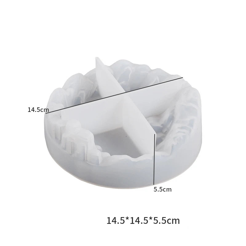Irregular Silicone Mold for DIY Mountain Top Decoration