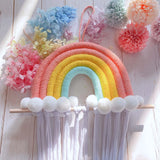 Rainbow Baby Hair Clips Princess Girls Hairpin Holder