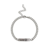 INS Cold Wind Love Bracelet Female Hip-Hop Punk Chain Bracelet
