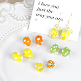 Czech Glass Strawberry Beads Loose DIY Jewelry Earring Material