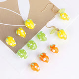 Czech Glass Strawberry Beads Loose DIY Jewelry Earring Material