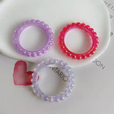 Big lace round acrylic pendant DIY accessories