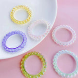 Big lace round acrylic pendant DIY accessories