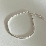 925 Sterling Silver Snake Chain Bracelet
