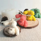 Bear Scented Candle Moulds DIY Candle Material