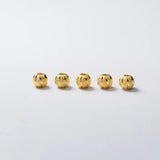 2 Pcs Real 925 Sterling Silver Round Charms for DIY Necklace Bracelet