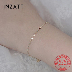 925 Sterling Silver Lips Chain Bracelet For Women