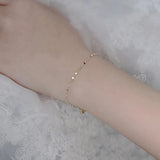 925 Sterling Silver Lips Chain Bracelet For Women
