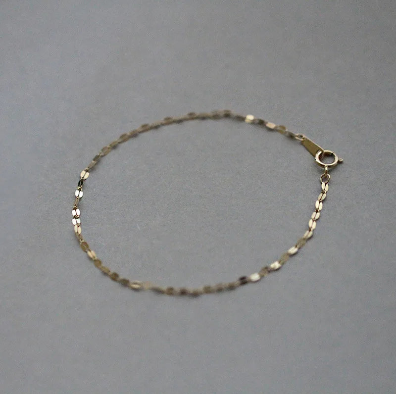 925 Sterling Silver Lips Chain Bracelet For Women