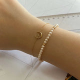 925 Sterling Silver Moon Star Charm Bracelet Women Fine Jewelry